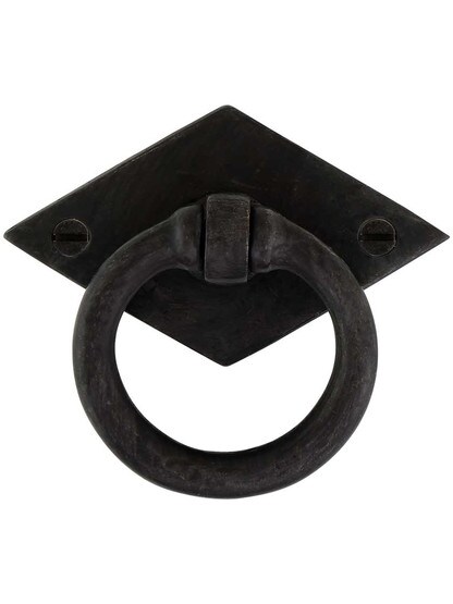 Diamond Bronze Ring Pull in Dark Bronze.